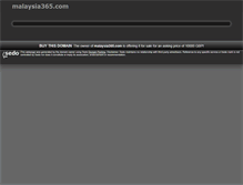 Tablet Screenshot of malaysia365.com